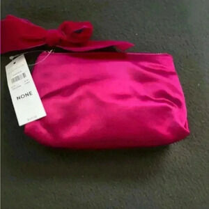 Ann Taylor fushsia pouch NWT